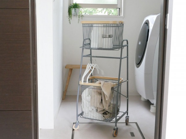 【Mash /マッシュ】リヴ キャリーバスケットワゴン S グレー