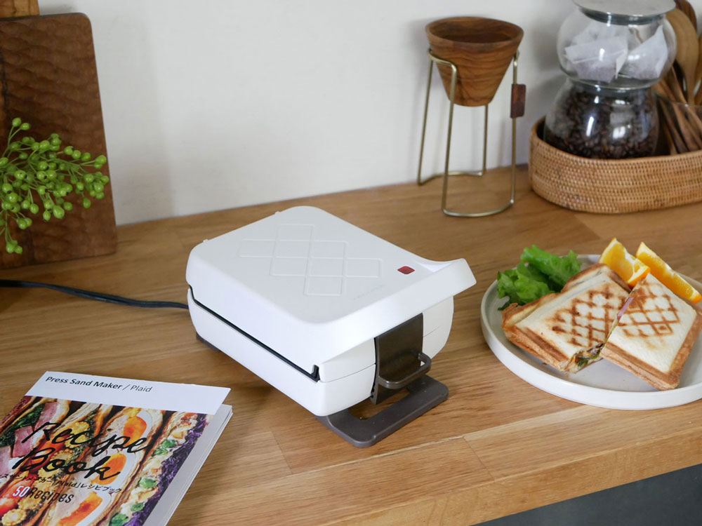 recolte】プレスサンドメーカープラッド ホワイト｜【公式】インテリア