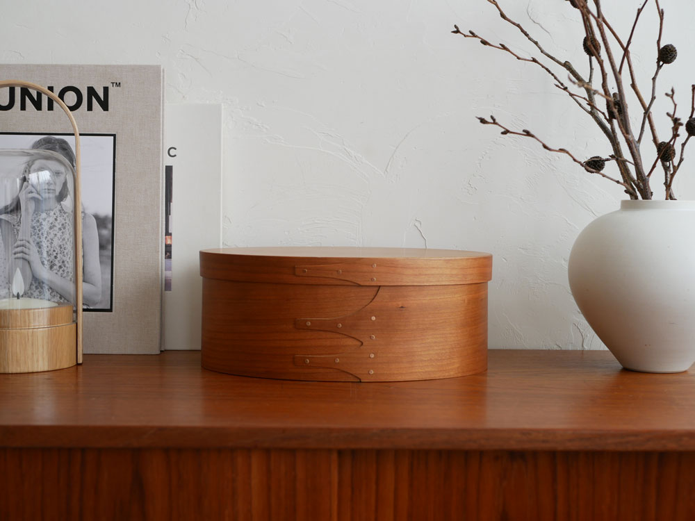 【アクシス】シェーカー オーバルボックス チェリー M