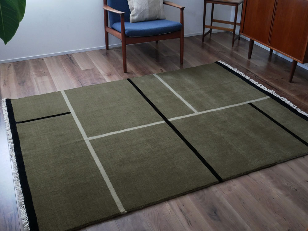 【adepeche/アデペシュ】ペル ウール ラグ 1500 サート