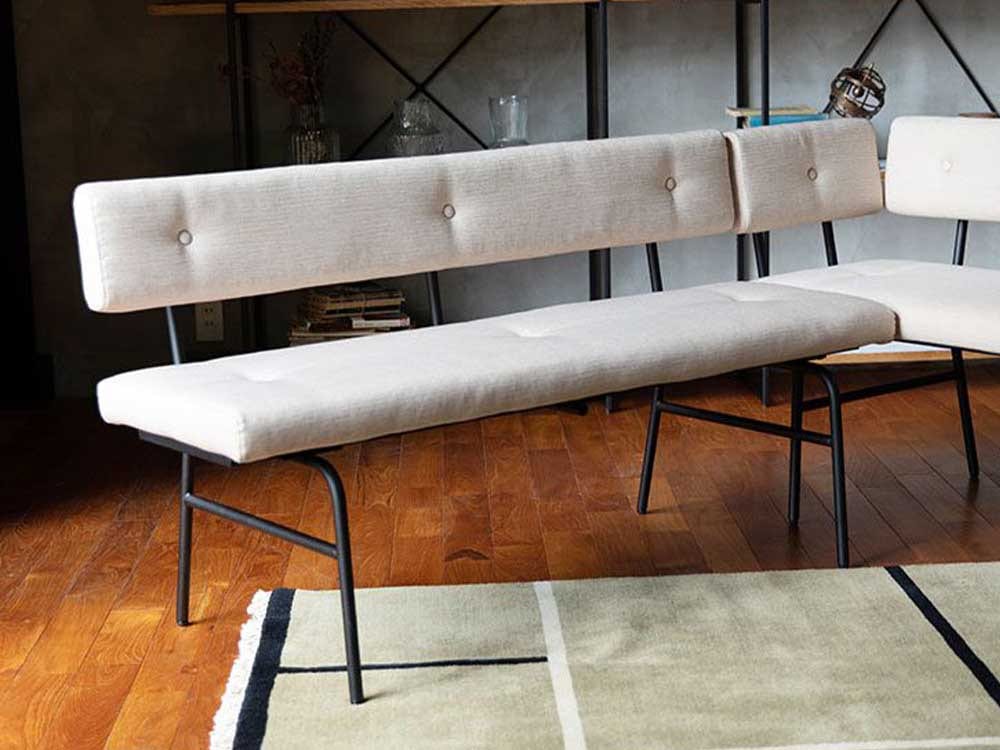 アデペシュ サムノルド ダイニングソファ ベンチ 美品