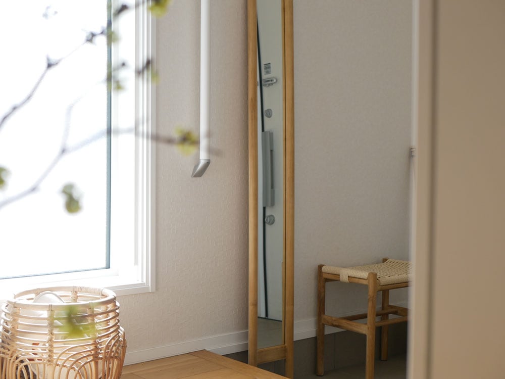 Sunflower Rattan/サンフラワーラタン】HOKOS 全身映るチークスリム