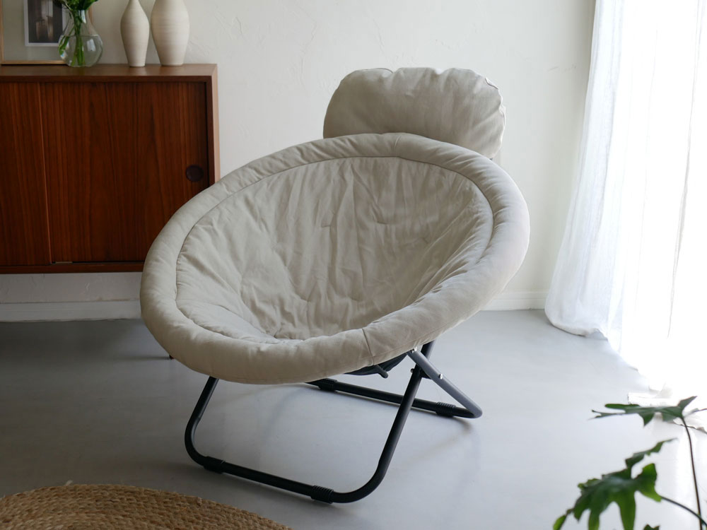 【Comore Sun】2way フォールディングチェア キャンバス ベージュ
