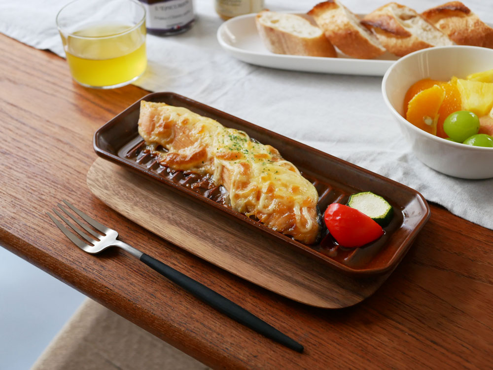 【IBUKICRAFT/イブキクラフト】魚焼きグリルからそのまま食卓に出せるグリルプレート M ブラウン|ITEM - ALL
