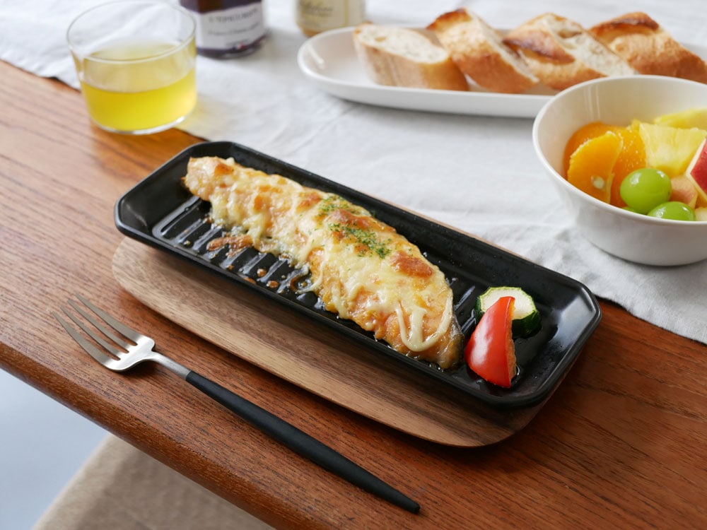 【IBUKICRAFT/イブキクラフト】魚焼きグリルからそのまま食卓に出せるグリルプレート M ブラック|ITEM - ALL