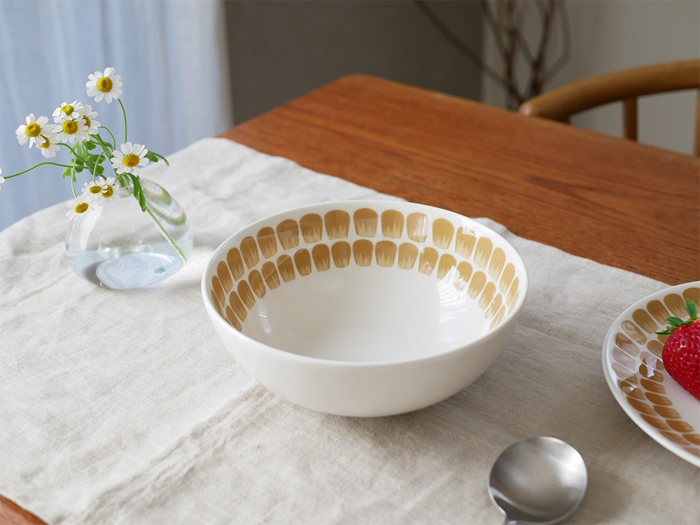 Arabia/アラビア】24h トゥオキオ ボウル 18cm ベージュ｜【公式