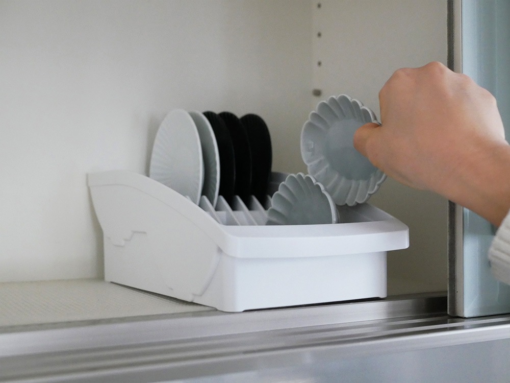 Richell/リッチェル】食器が整う トトノ ディッシュスタンド 棚置き用