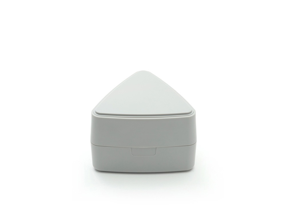 【GEL-COOL/ジェルクール】蓋が保冷剤になるランチボックス triangle 本体 オイスターグレー|全ての商品