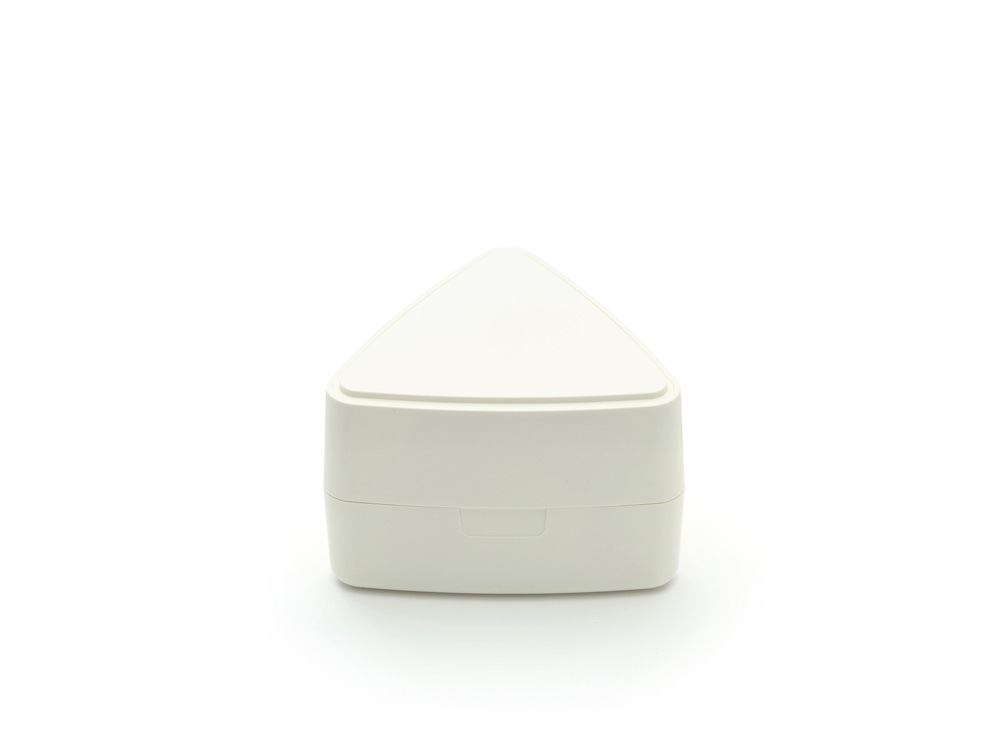 【GEL-COOL/ジェルクール】蓋が保冷剤になるランチボックス triangle 本体 ミルクホワイト|全ての商品