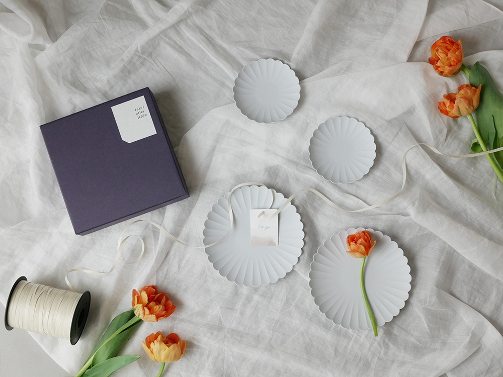 【1616/arita japan】TY Palace Plate 11cm ×2, 16cm×2 GIFTSET