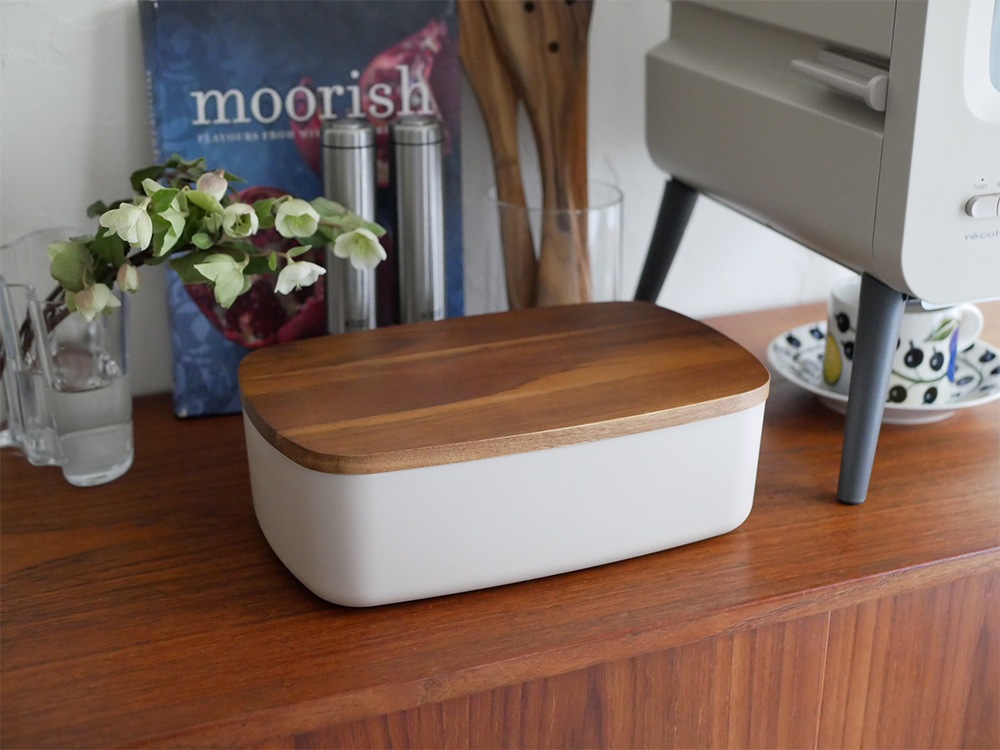 【recolte/レコルト】ブレッドケース クリームホワイト