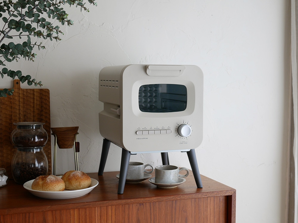 recolte/レコルト】スライドラックトースター クリームホワイト