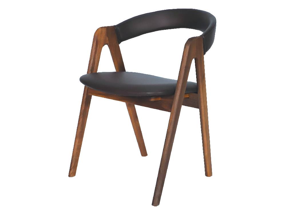 【adepeche/アデペシュ】cobakホールドアームチェア ウォルナット ブラウン