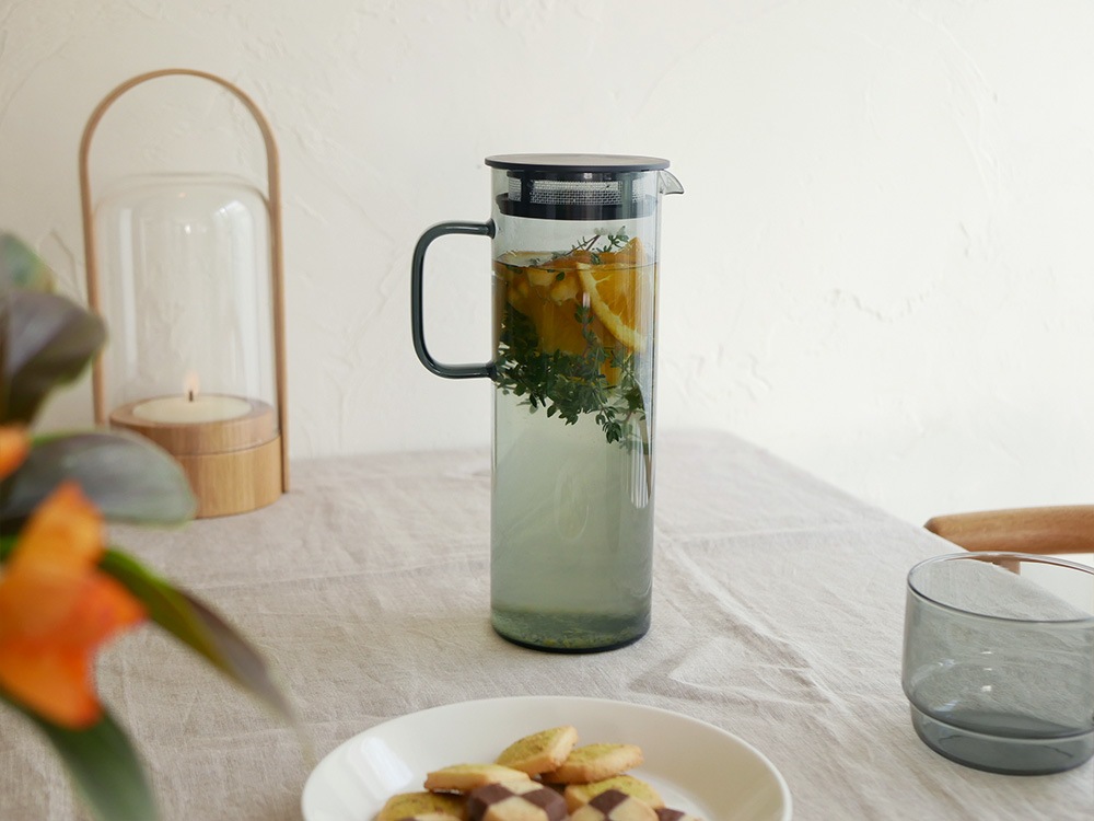 【HARIO/ハリオ】日本製耐熱ガラス コールドブリューピッチャー グレー