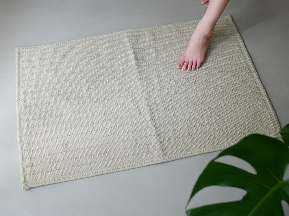 【OKATO】ゆったりサイズの足裏さらさらバスマット 90×60 サンドベージュ|全ての商品