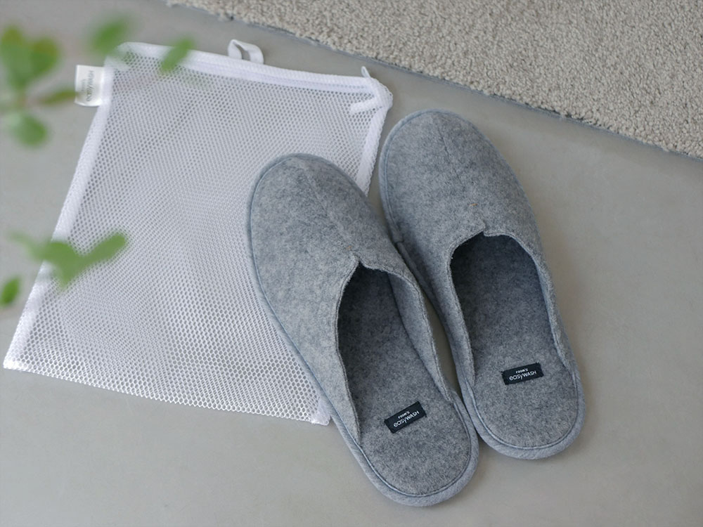 【FRONTIER/フロンティア】洗えるスリッパ room’s easyWASH L グレー