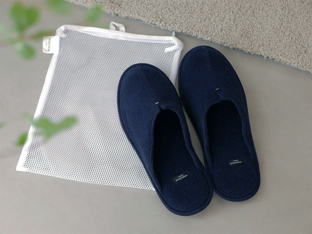 【FRONTIER/フロンティア】洗えるスリッパ room’s easyWASH L ネイビー