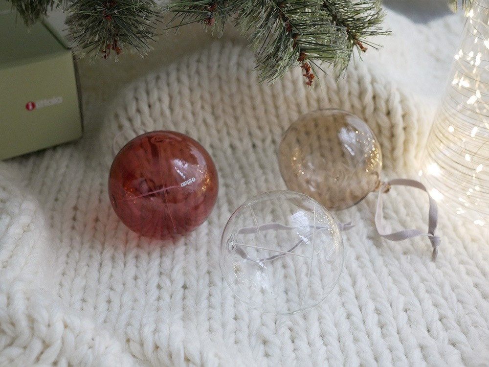 【Iittala/イッタラ】ガラスオーナメントセット サンボール3個セット