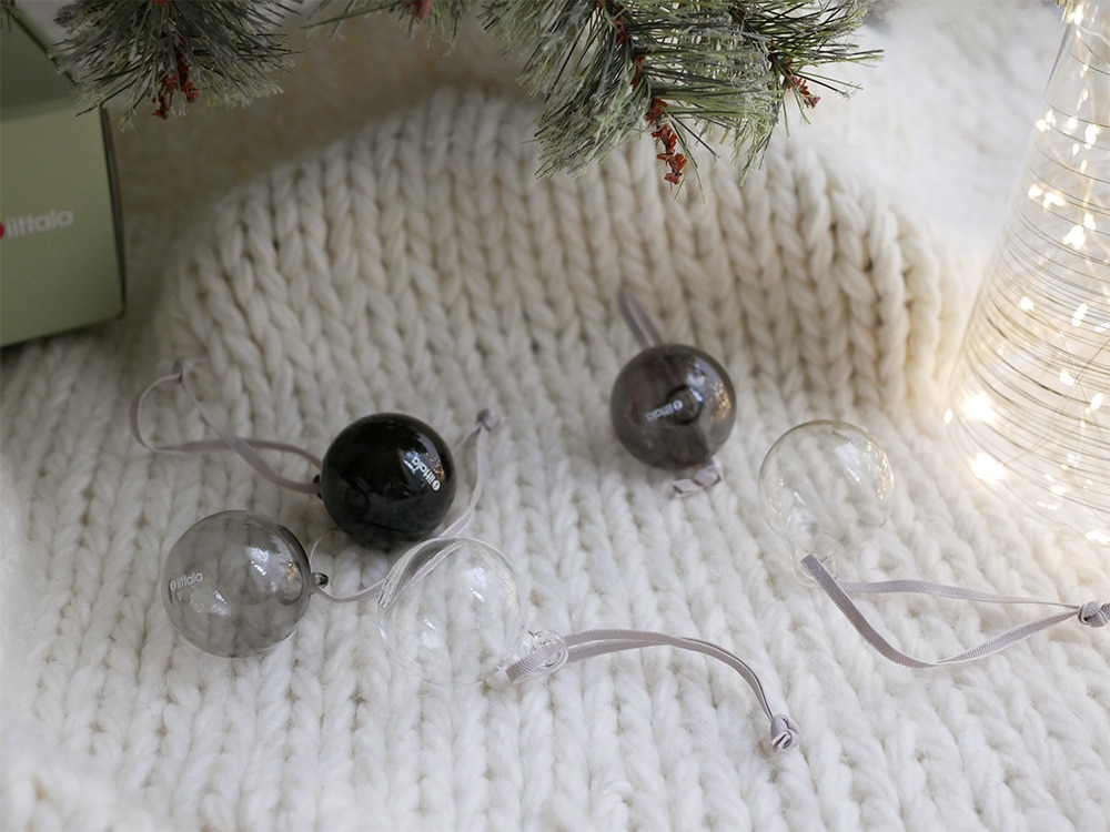【Iittala/イッタラ】ガラスオーナメントセット ミニボール5個セット