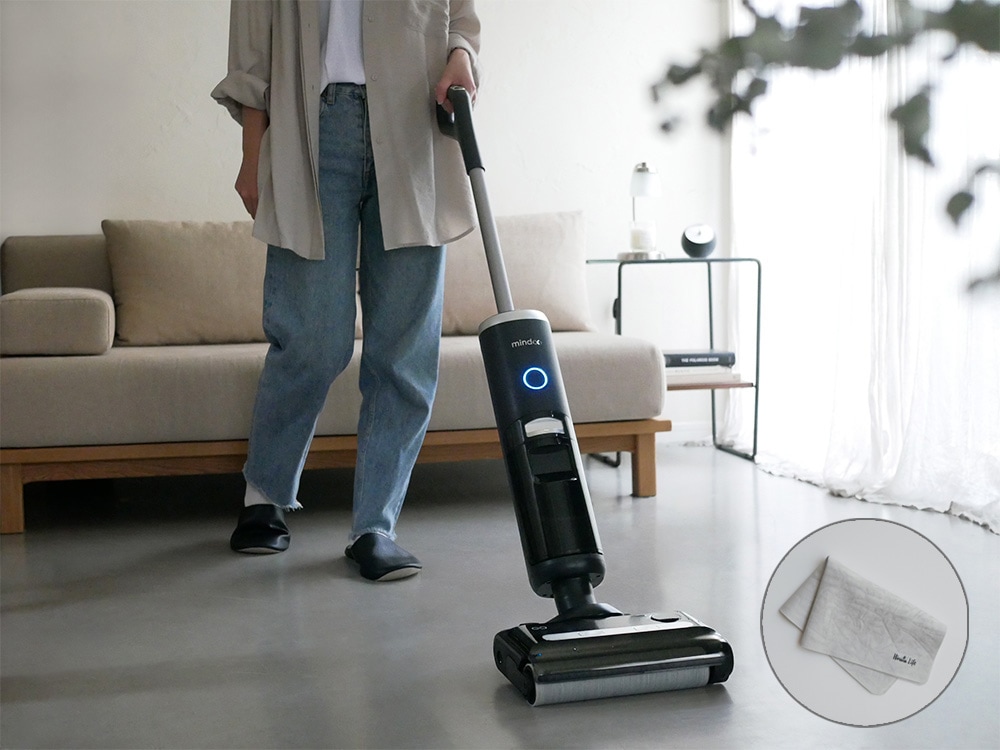 Mindoo/ミンドー】吸引と水拭きが同時にできる掃除機 AquaX 特別セット