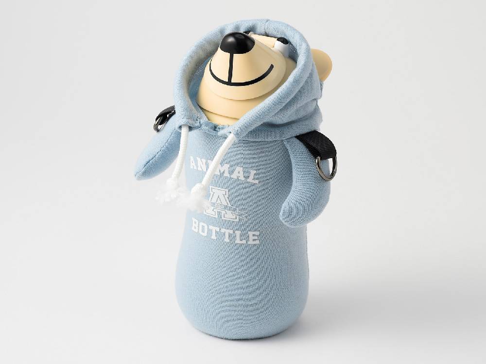 【thermo mug/サーモマグ】ANIMAL BOTTLE COLLEGE SERENITY BLUE（セレニティーブルー）