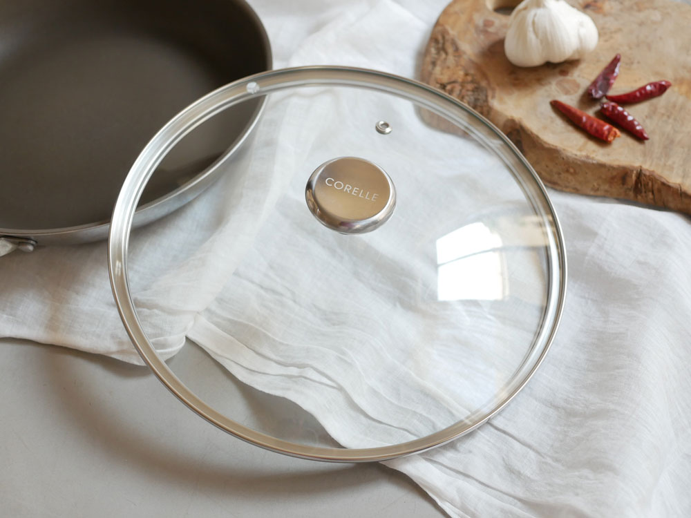 【CORELLE/コレール】こびりつきにくい次世代フライパン 専用ガラス蓋 26cm