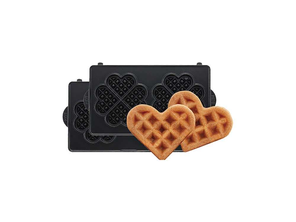 【Vitantonio/ビタントニオ】ワッフル＆ホットサンドベーカー ハートワッフルプレート1組