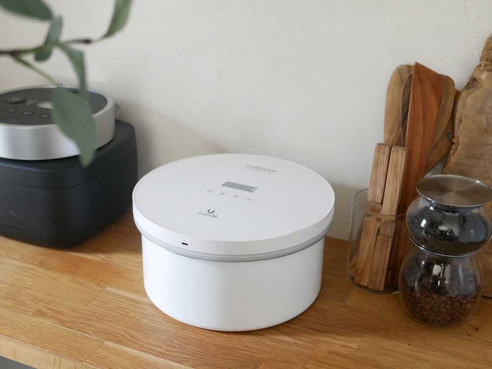 every U./エブリーユー】真空保存容器 TAMOKAN 5L ホワイト｜【公式