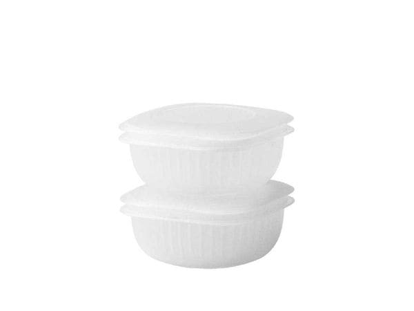 【like-it/ライクイット】蒸気で温めるごはん容器 2個組 / クリア