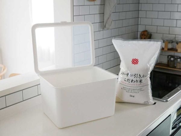 【like-it/ライクイット】 米びつ 単品 / ホワイト