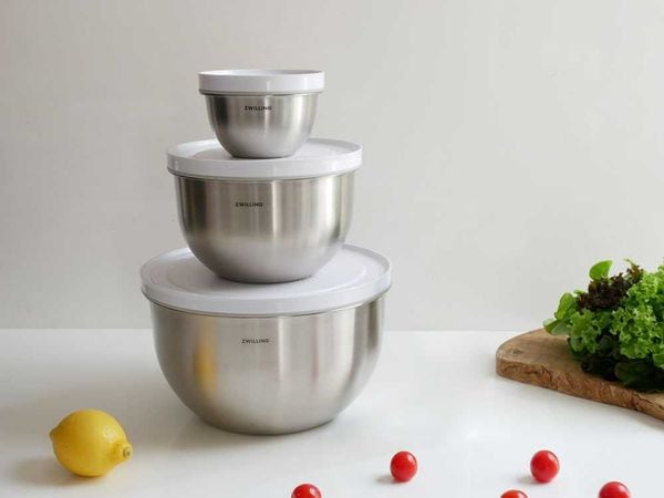 【ZWILLING/ツヴィリング】真空保存ボウル フレッシュ＆セーブ プレミアム ステンレス / S/M/L 3点セット