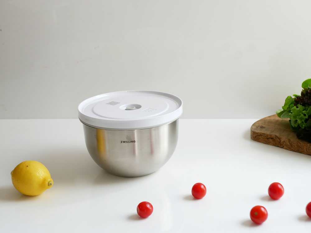 ��ZWILLING/�ĥ�����󥰡ۿ�����¸�ܥ��� �ե�å���������� �ץ�ߥ��� ���ƥ�쥹 / M 18cm