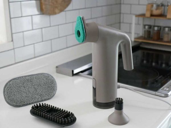 【±０/プラスマイナスゼロ】スチームクリーナー ブラウングレー