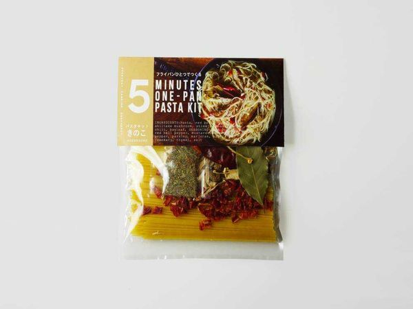 【ドライミールキット】フライパンひとつで簡単パスタ キノコ