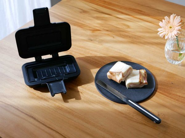 【COPAN/コパン】レンジグリルホットサンドメーカー 【チョップレート】174mm ブラック＆【ARCOS】ナイフ スタンダード セット