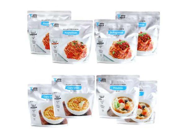 【Table Stock/テーブルストック】 おいしさにこだわった保存食 / 4種×各2PCS