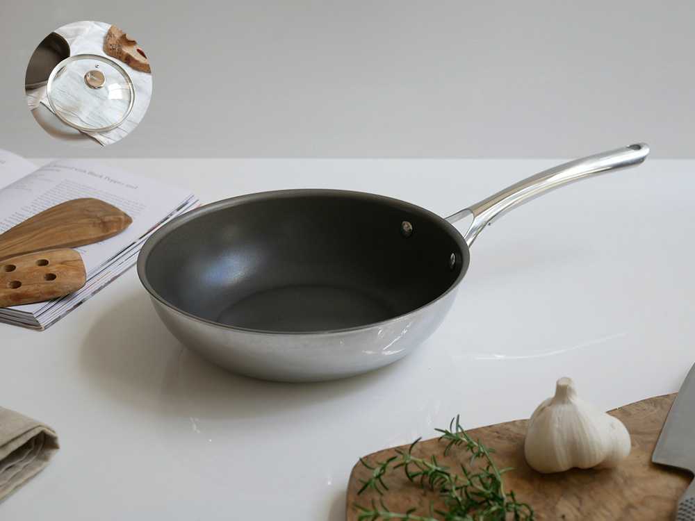 ��CORELLE/���졼��ۤ��Ӥ�Ĥ��ˤ���������ե饤�ѥ� Wok pan / 24cm+�����å�