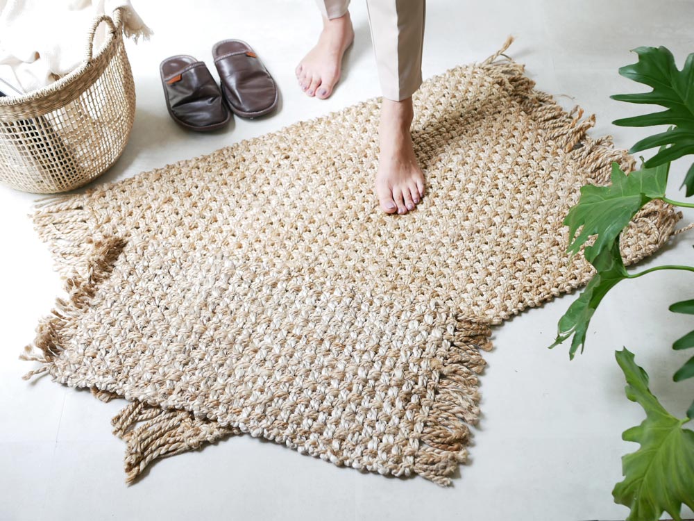 在庫限り ラグ ラグマット DULTON ダルトン ”GRID JUTE MAT”グリッドジュートマット