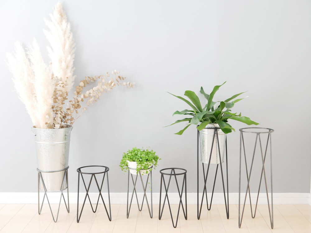 Posh Living ポットスタンド ブラックl 公式 インテリア雑貨の総合通販 ひなたライフ アプリnew Openキャンペーン実施中