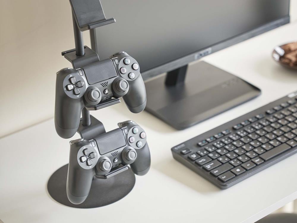 Smart ゲームコントローラー収納ラック ブラック 公式 インテリア雑貨の総合通販 ひなたライフ アプリnew Openキャンペーン実施中