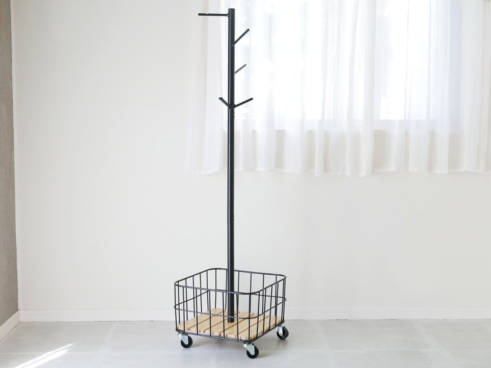 By Cage ビーワイケージ ポールハンガー ブラック 公式 インテリア雑貨の総合通販 ひなたライフ アプリnew Openキャンペーン実施中