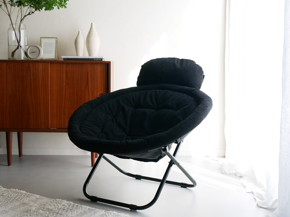 ひなたライフ2wayフォールディングチェア コーデュロイ(カーキ) ひなたライフ 2way フォールディングチェア コーデュロイ(カーキ