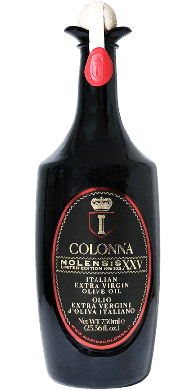 12月中旬発送予定です。　FLOS OLEI 2025 部門賞受賞、スコア98点　ローマ教皇を輩出した名門貴族コロンナ家のEXVオリーブオイル(Molensis XXV)750ml