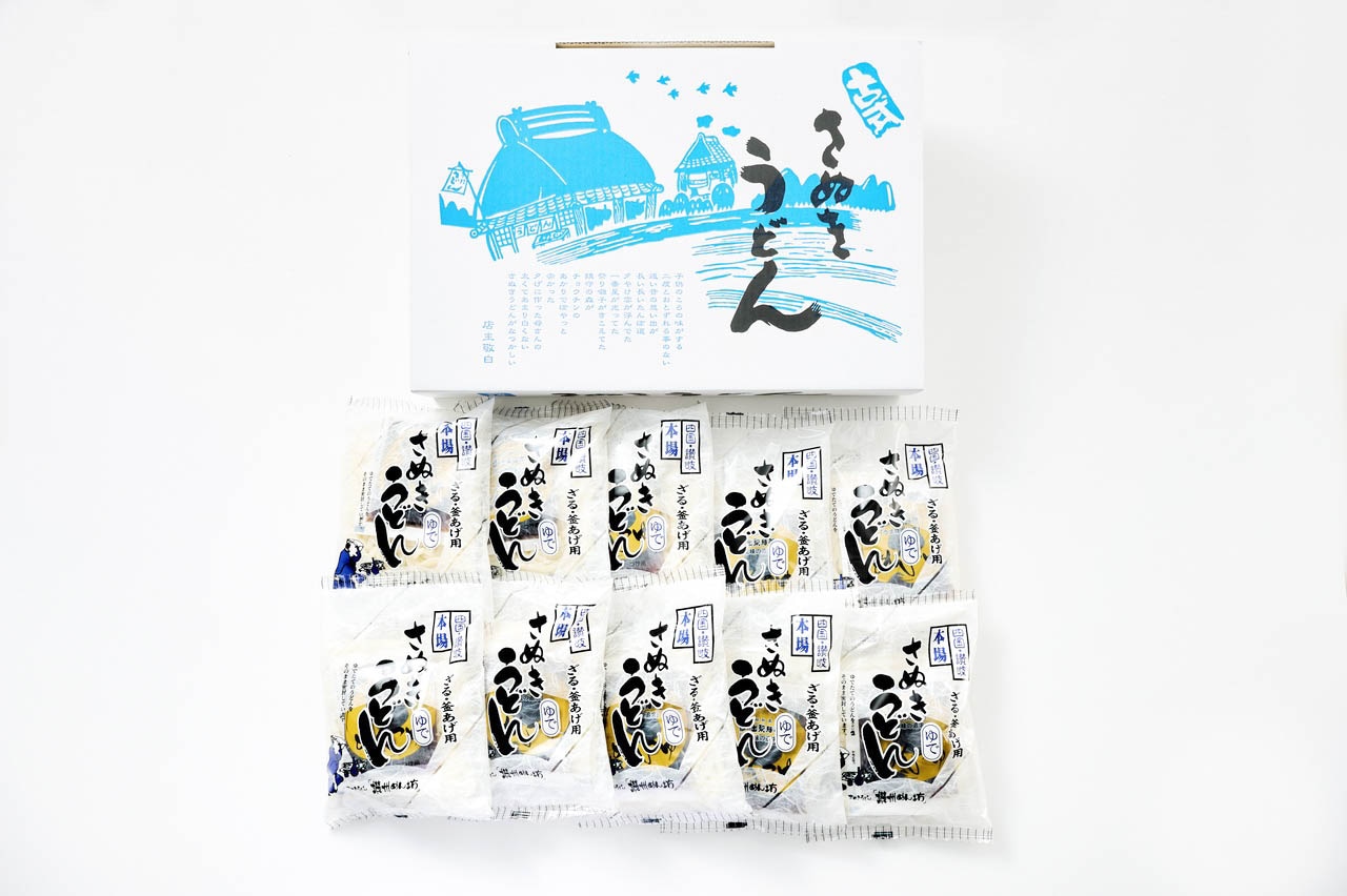 ゆでざるかま つけだし付き 10個入