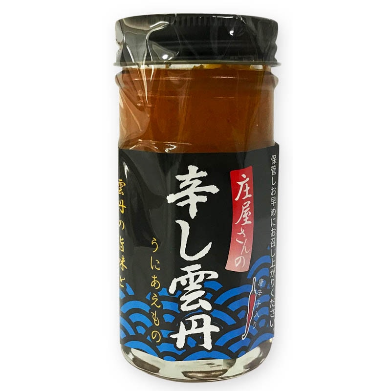 辛味亭 是留縁雄専用品！ 公式】平尾水産庄屋さんの辛し雲丹（からしうに） 80g 瓶詰め | ごはん