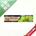 25玉〜/5枚〜 カンロ リッチザフルーツのど飴濃いマスカット (10入り)