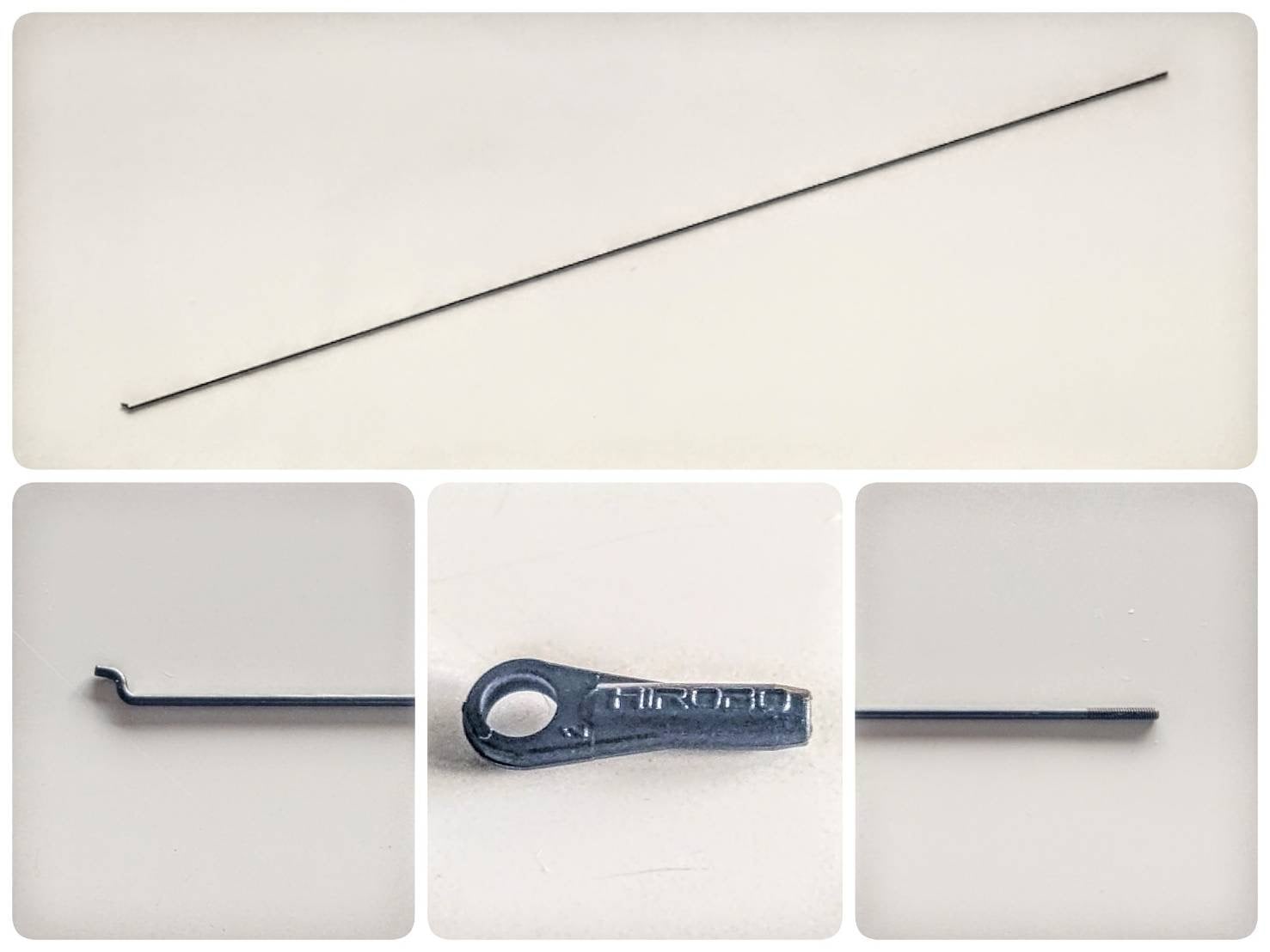 ヒロボー HIROBO パーツ 【0402-653】 ラダーコントロールロッド L=842