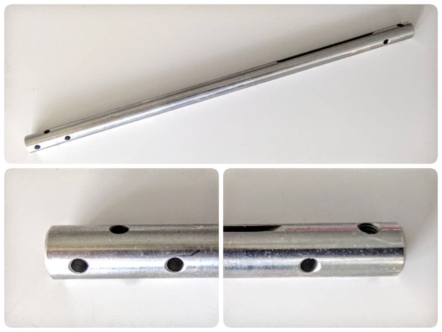 ヒロボー HIROBO パーツ 【0414-265】 φ10 メインマスト P=213 L=225(SUS)  （残り部材わずか）