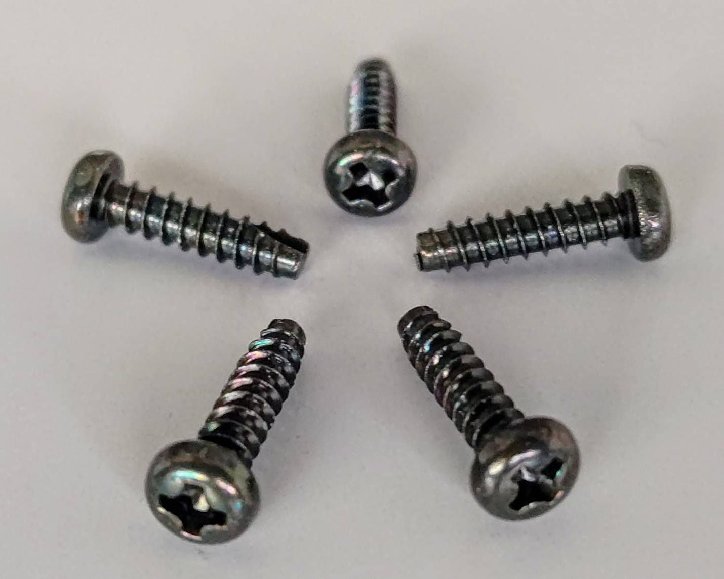 ヒロボー HIROBO パーツ 【2534-007】 タッピングスクリュー M3X12 黒(残り部材わずか)5個