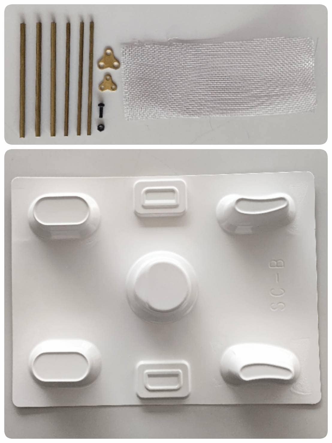 ヒロボー HIROBO パーツ 【0404-445】 S.C. ガトリング砲セット【販売終了】